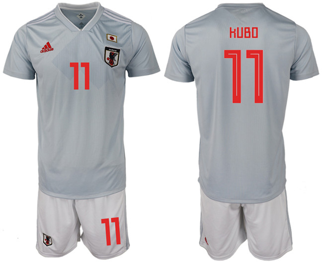 Japan 11 KUBO Away 2018 FIFA World Cup Soccer Jersey