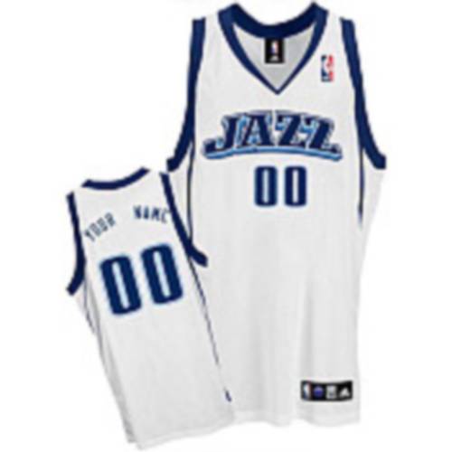 Jazz Personalized Authentic White NBA Jersey