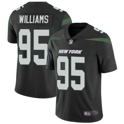 Jets 95 Quinnen Williams Black 2019 NFL Draft First Round Pick Vapor Untouchable Limited Jersey