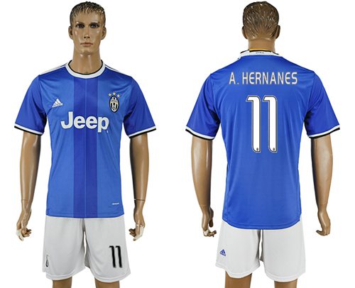 Juventus 11 AHernanes Away Soccer Club Jersey