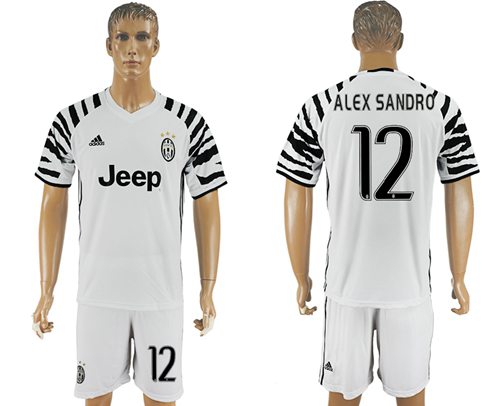 Juventus 12 Alex Sandro SEC Away Soccer Club Jersey