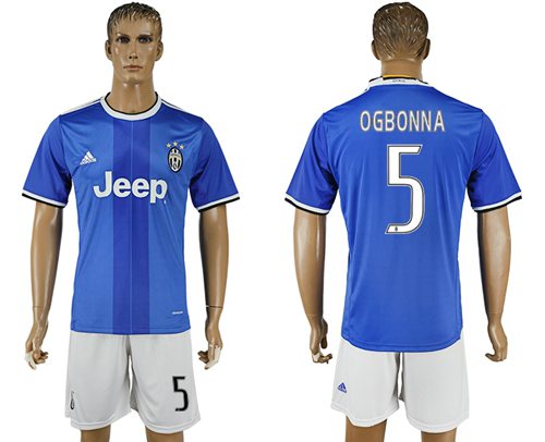 Juventus 5 Ogbonna Away Soccer Club Jersey