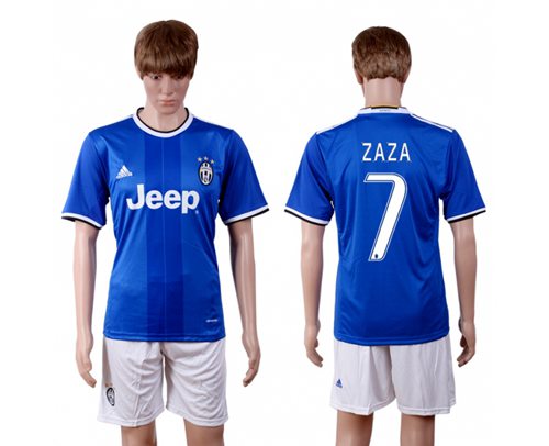Juventus 7 Zaza Away Soccer Club Jersey