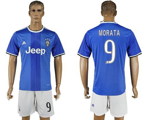 Juventus 9 Morata Away Soccer Club Jersey