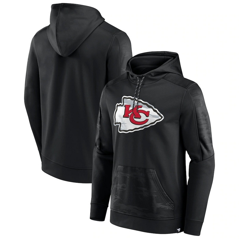 Kansas City Chiefs Fanatics Branded On The Ball Pullover Hoodie Black