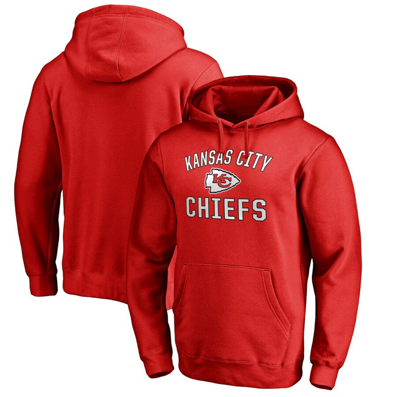 Kansas City Chiefs NFL Pro Line by Fanatics Branded Big & Tall Victory Arch Pullover Hoodie Red