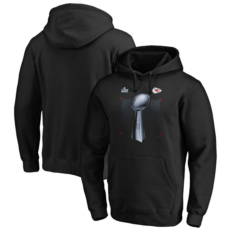 Kansas City Chiefs NFL Pro Line by Fanatics Branded Super Bowl LIV Champions Parade Celebration Pullover Hoodie Black