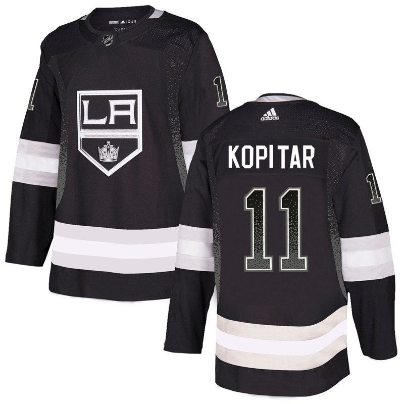 Kings 11 Anze Kopitar Black Drift Fashion  Jersey