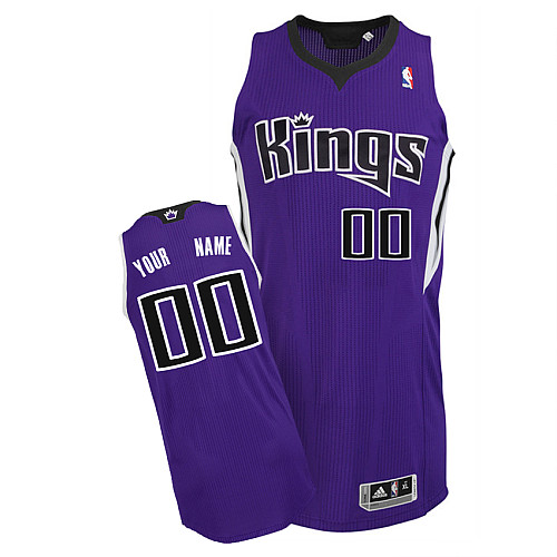 Kings Personalized Authentic Purple NBA Jersey