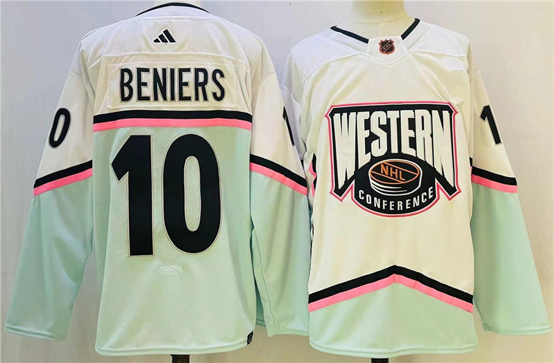 Kraken 10 Matty Beniers White 2023 NHL All Star Game Adidas Jersey