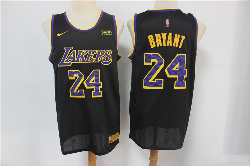 Lakers 24 Kobe Bryant Black 2021 Earned Edition Nike Swingman Jersey