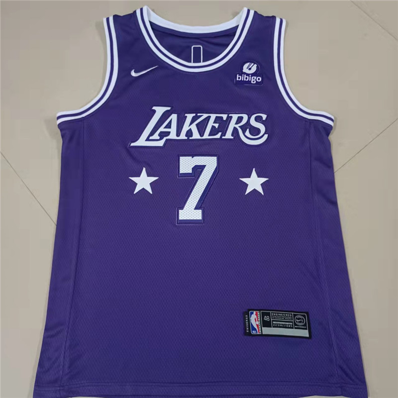 Lakers 7 Ben McLemore Navy Nike 2021 22 City Edition Swingman Jersey