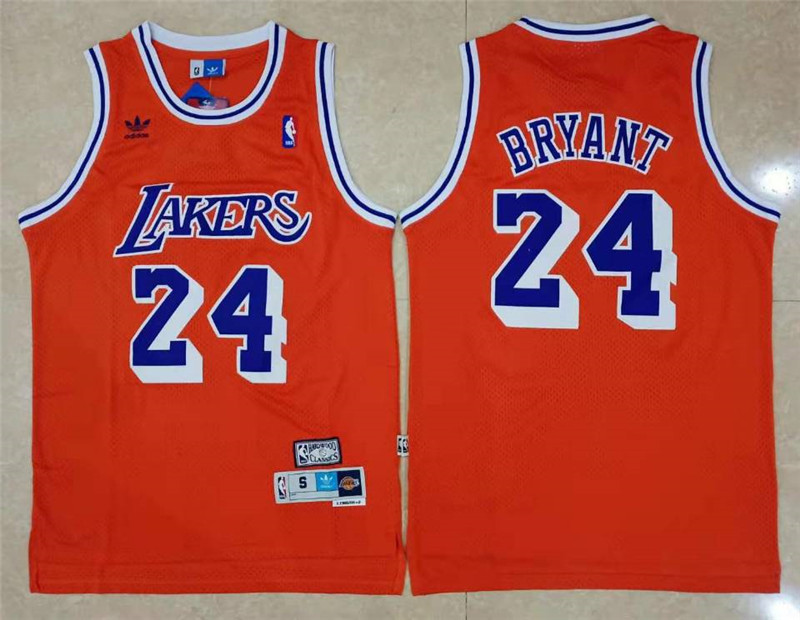 Lakers Bape 24 Kobe Bryant Red Hardwood Classics Jersey