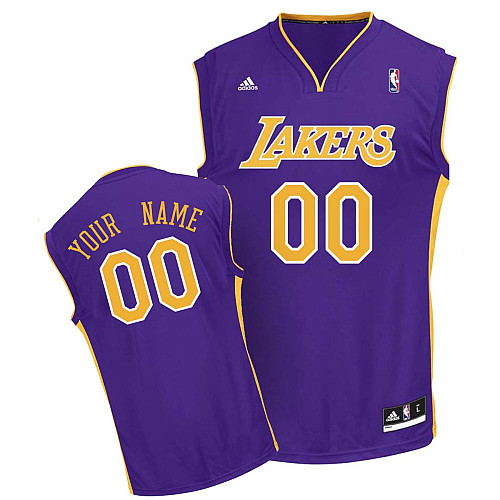 Lakers Personalized Authentic Purple NBA Jersey