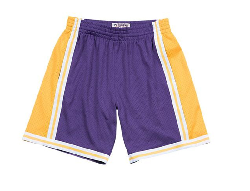Lakers Purple Hardwood Classics Shorts
