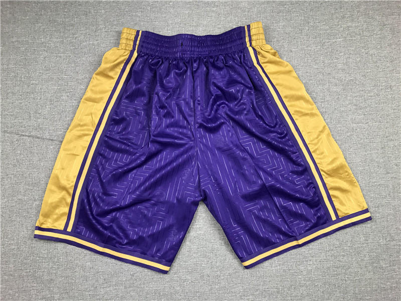 Lakers Purple Swingman Shorts