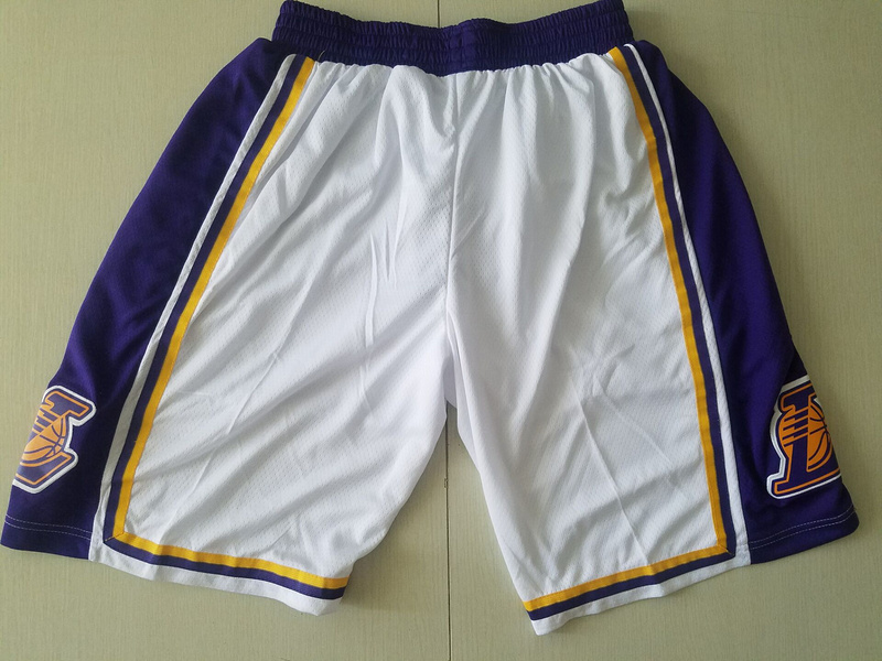 Lakers White 2018 19  Swingman Short