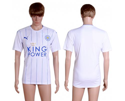 Leicester City Blank SEC Away Soccer Club Jersey