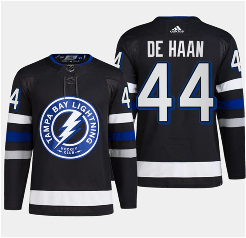 Lightning 44 Calvin de Haan Black 2024 NHL Stadium Series Adidas Jersey