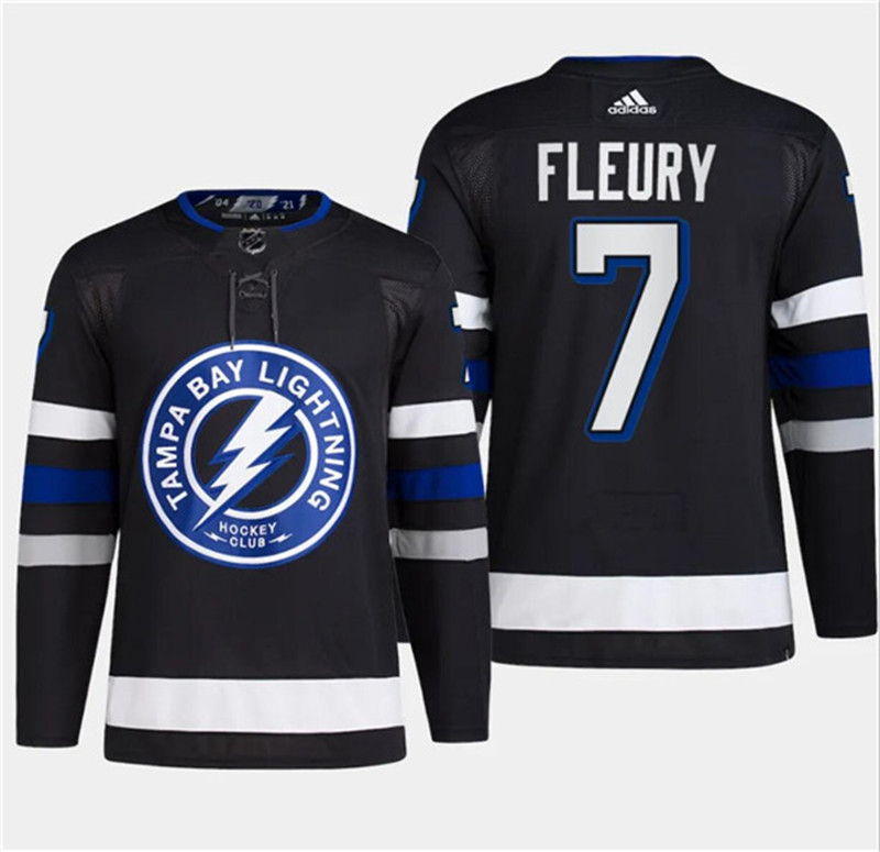 Lightning 7 Haydn Fleury Black 2024 NHL Stadium Series Adidas Jersey