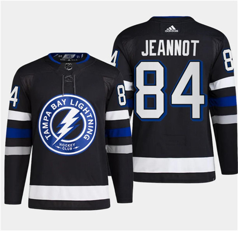 Lightning 84 Tanner Jeannot Black 2024 NHL Stadium Series Adidas Jersey