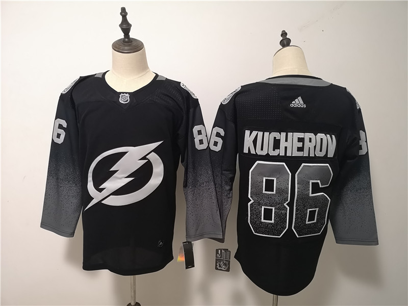 Lightning 86 Nikita Kucherov Black Alternate  Jersey