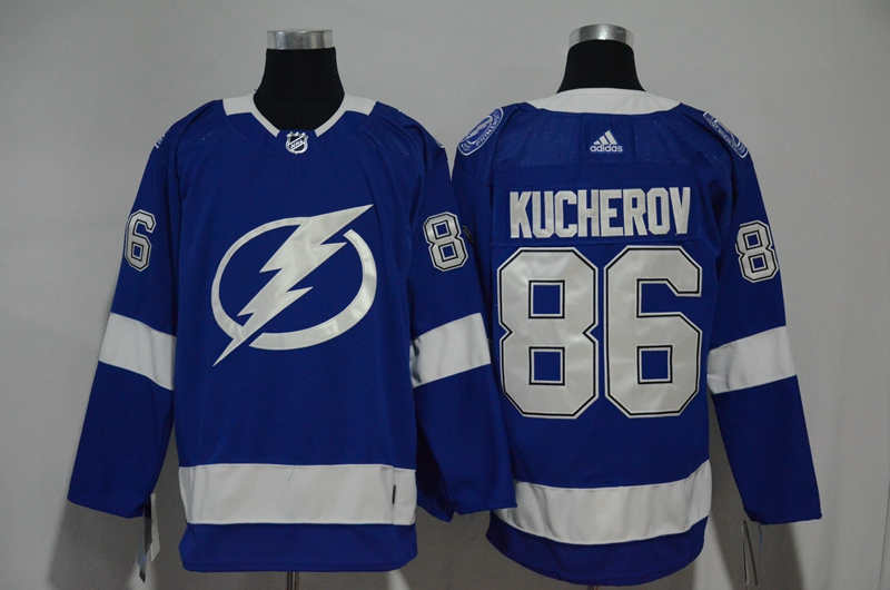 Lightning 86 Nikita Kucherov Blue  Jersey