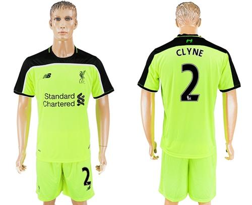 Liverpool 2 Clyne Sec Away Soccer Club Jersey