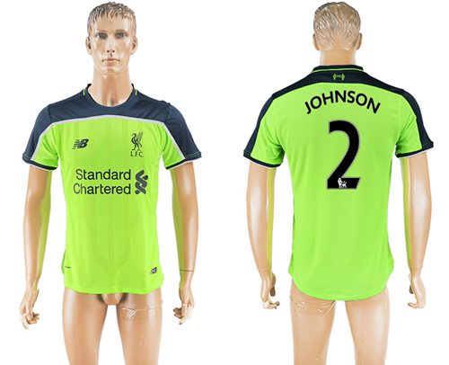 Liverpool 2 Johnson Sec Away Soccer Club Jersey