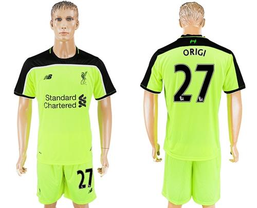 Liverpool 27 Origi Sec Away Soccer Club Jersey