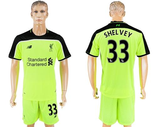 Liverpool 33 Shelvey Sec Away Soccer Club Jersey