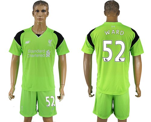 Liverpool 52 Ward Green Goalkeeper Soccer Club Jersey