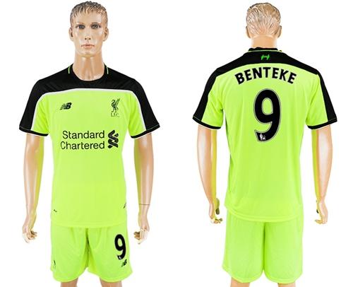 Liverpool 9 Benteke Sec Away Soccer Club Jersey