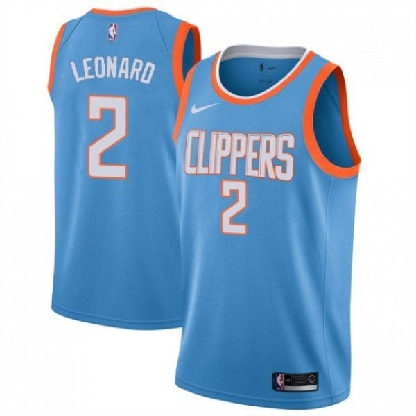 Los Angeles Clippers #2 Kawhi Leonard 2019 20 Icon City Edition Jersey