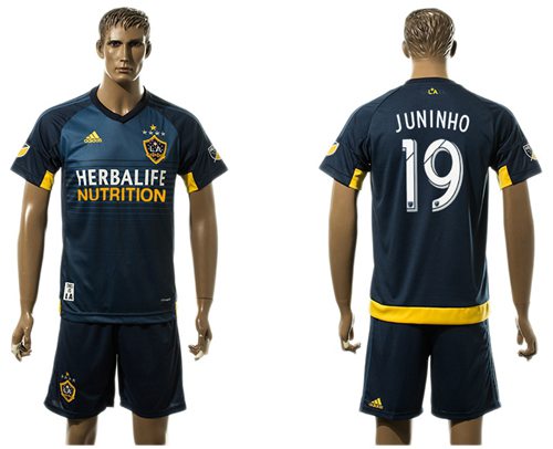 Los Angeles Galaxy 19 Juninho Away Soccer Club Jersey