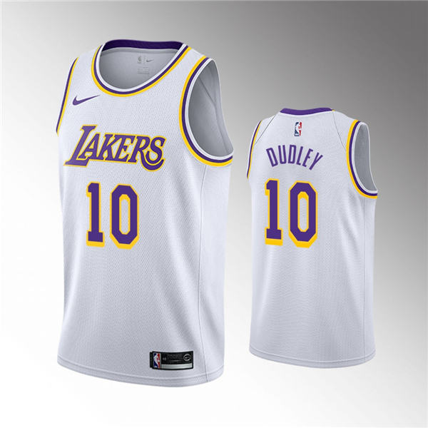 Los Angeles Lakers #10 Jared Dudley 2019 20 Association White Jersey
