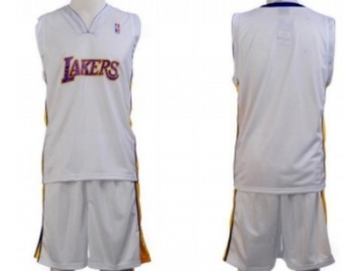 Los Angeles Lakers Blank White Suit