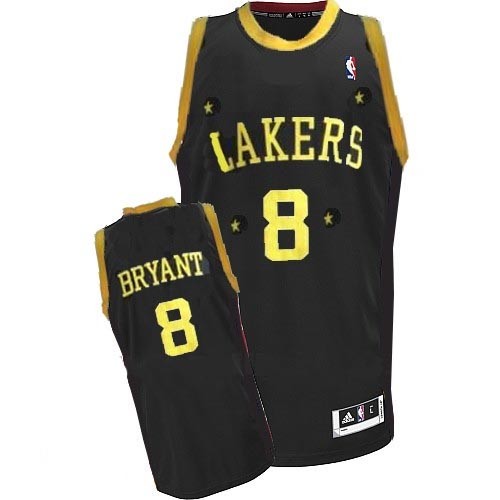 Los Angeles Lakers Bryant 8 Black Throwback Jerseys
