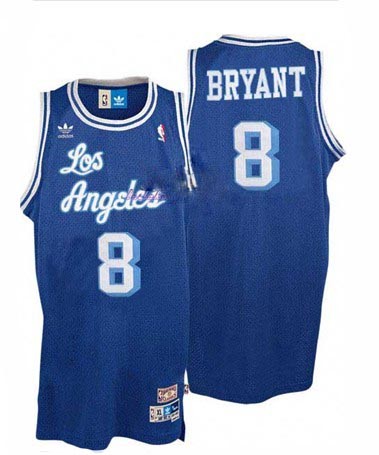 Los Angeles Lakers Bryant 8 Blue Throwback NBA Jerseys