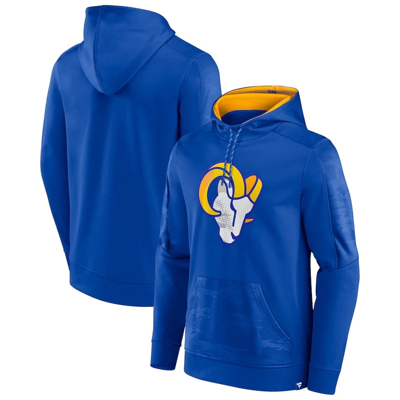 Los Angeles Rams Fanatics Branded On The Ball Pullover Hoodie Royal