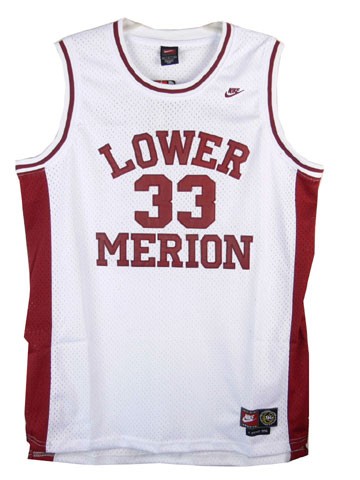 Lower Merion 33 Kobe Bryant White Throwback Jersey