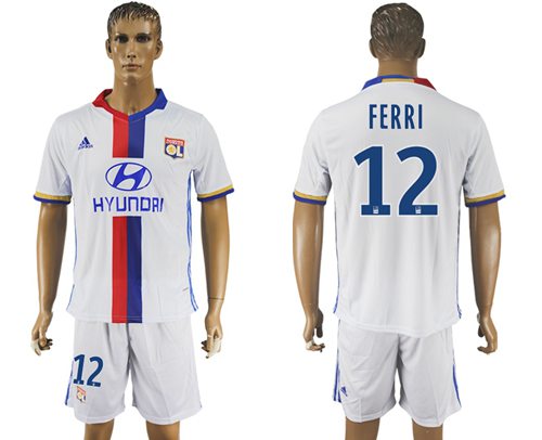 Lyon 12 FERRI Home Soccer Club Jersey
