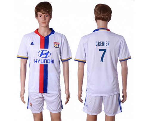 Lyon 7 Grenier Home Soccer Club Jersey