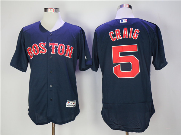 MLB Boston Red Sox 5 Allen Craig Blue Flexbase Baseball Jerseys