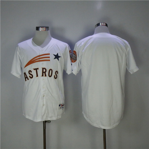 MLB Houston Astros Blank White Cool Base Baseball Jerseys