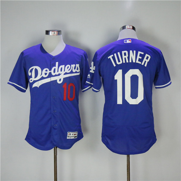 MLB Los Angeles Dodgers 10 Justin Turner Blue Flexbase Baseball Jersey
