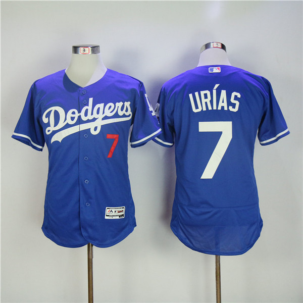 MLB Los Angeles Dodgers 7 Julio Urias Blue Flexbase Baseball Jerseys