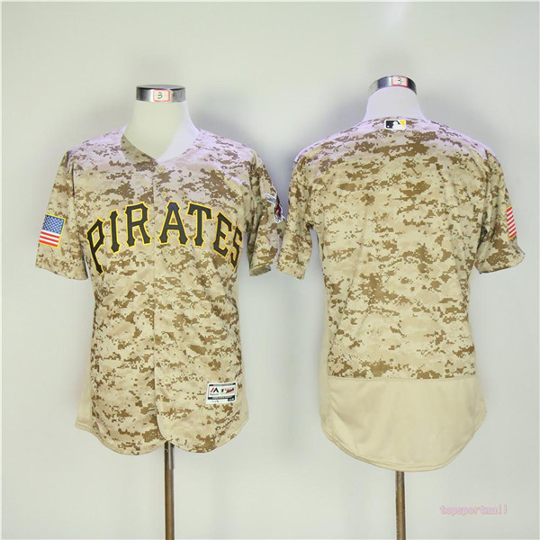 MLB Pittsburgh Pirates Blank USMC Flexbase Baseball Jerseys