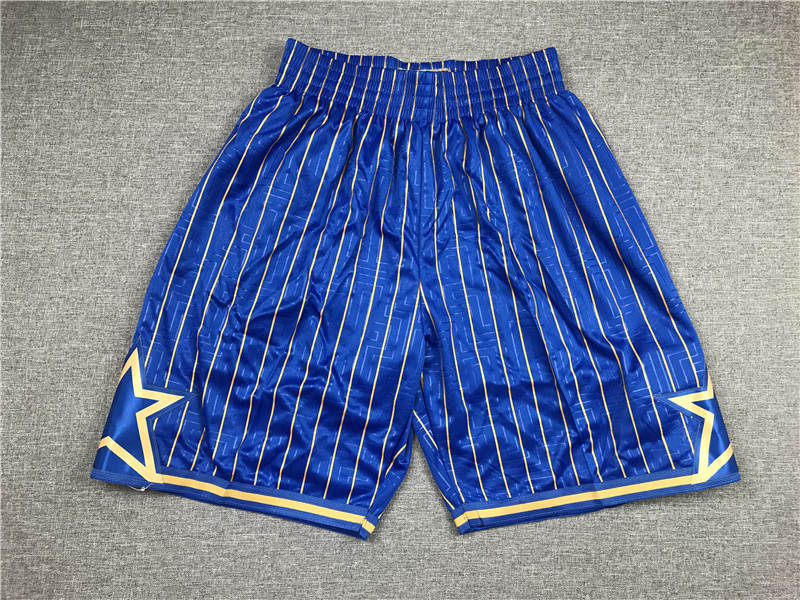 Magic Blue Stitched Shorts