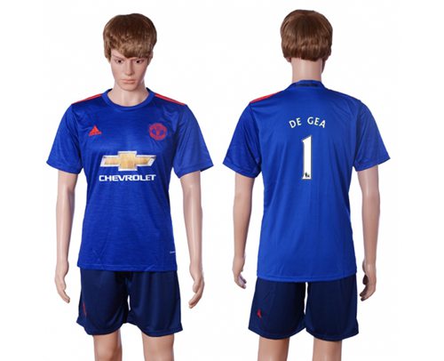 Manchester United 1 De Gea Away Soccer Club Jersey